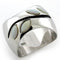 Mens Silver Wedding Ring LOAS1080 Rhodium 925 Sterling Silver Ring