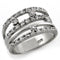 Mens Silver Wedding Ring LOAS1093 Rhodium 925 Sterling Silver Ring with CZ