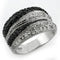 Simple Silver Ring LOAS1095 Rhodium + Ruthenium 925 Sterling Silver Ring