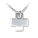 Sterling Silver Pendants LOAS1164 - 925 Sterling Silver Chain Pendant