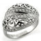 Mens Silver Wedding Ring LOAS1174 Rhodium 925 Sterling Silver Ring with CZ