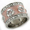 Mens Silver Wedding Ring LOAS1181 Rhodium 925 Sterling Silver Ring with CZ