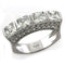 Mens Silver Wedding Ring LOAS1188 Rhodium 925 Sterling Silver Ring with CZ