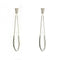 Silver Dangle Earrings LOAS791 - 925 Sterling Silver Earrings