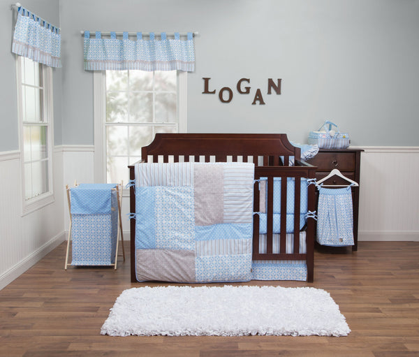 Logan 3 Piece Crib Bedding Set-LOGAN-JadeMoghul Inc.