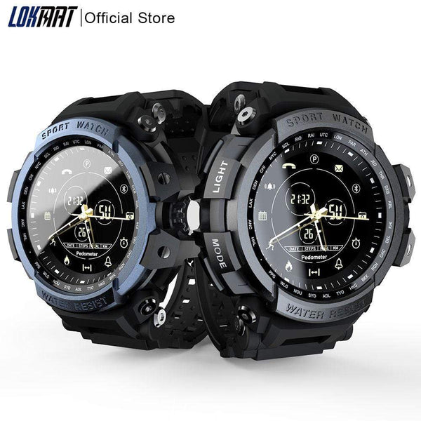 LOKMAT Sport Smart Watch Professional 5ATM Waterproof Bluetooth Call Reminder Digital Men Clock SmartWatch For ios and Android AExp