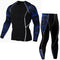 Long Sleeve Compression Multi-use Suit-Blue-S-JadeMoghul Inc.