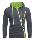 Long Sleeve Hoodie / Zipper Sweatshirt-Dark Grey-M-JadeMoghul Inc.
