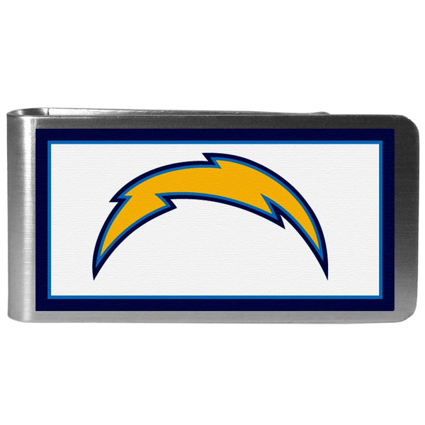 Los Angeles Chargers Steel Logo Money Clips-Wallets & Checkbook Covers-JadeMoghul Inc.