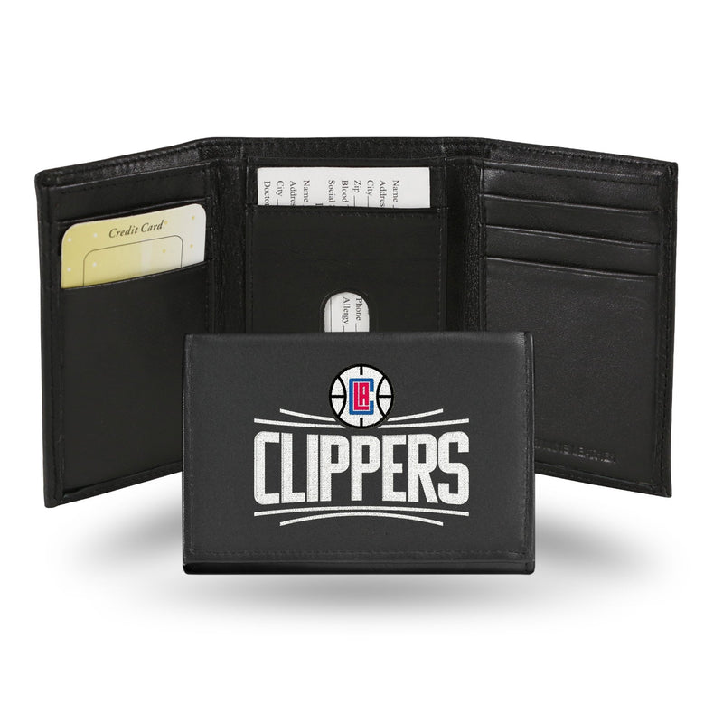Cute Wallets Los Angeles Clippers Embroidered Trifold