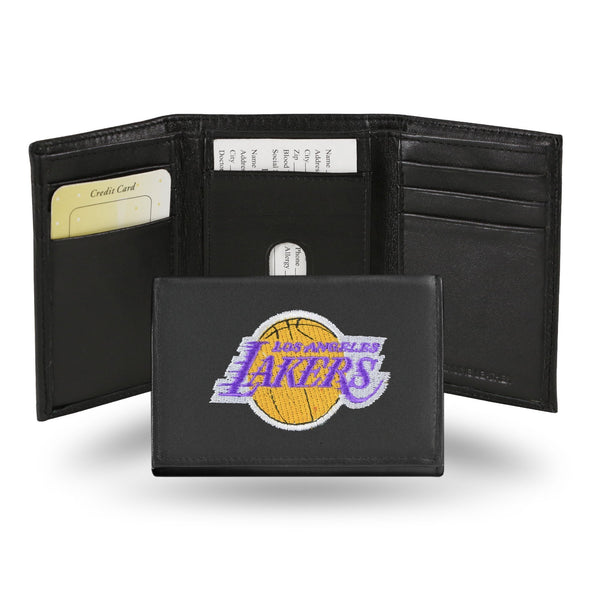 Cute Wallets Los Angeles Lakers Embroidered Trifold