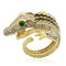 Gold Plated Rings LOS225 Rhodium+Gold+ Ruthenium 925 Sterling Silver Ring
