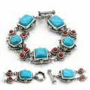 Silver Charm Bracelet LOS270 Antique Tone 925 Sterling Silver Bracelet