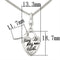 Silver Pendant Necklace LOS430 Silver 925 Sterling Silver Chain Pendant