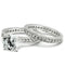 925 Sterling Silver Rings LOS527 Rhodium 925 Sterling Silver Ring with CZ