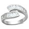 Silver Wedding Rings LOS705 Silver 925 Sterling Silver Ring with CZ