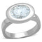 Silver Wedding Rings LOS750 Silver 925 Sterling Silver Ring with CZ