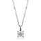 Silver Pendant Necklace LOS894 Rhodium 925 Sterling Silver Chain Pendant