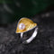 Lotus Fun Real 925 Sterling Silver Natural Pearl Handmade Designer Fine Jewelry Creative Open Ring Leaf Rings for Women Bijoux-Resizable-Gold-JadeMoghul Inc.