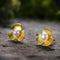 Lotus Fun Real 925 Sterling Silver Natural Pearl Handmade Fine Jewelry Fresh Clover Flower Stud Earrings for Women Brincos-Gold-JadeMoghul Inc.