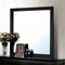 Louis Philippe Iii Contemporary Style Black Mirror-Makeup Mirrors-Black-Wood Glass-JadeMoghul Inc.
