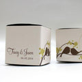 Love Bird Cube Favor Box Wrap Spring (Pack of 1)-Favor-Grass Green-JadeMoghul Inc.