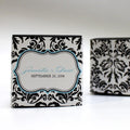 Love Bird Damask Cube Favor Box Wrap Berry (Pack of 1)-Favor-Candy Apple Green-JadeMoghul Inc.