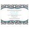 Love Bird Damask Invitation Berry (Pack of 1)-Invitations & Stationery Essentials-Black-JadeMoghul Inc.