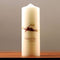 Love Bird Personalized Pillar Candles Ivory Spring (Pack of 1)-Wedding Ceremony Accessories-Grass Green-JadeMoghul Inc.