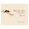 Love Bird Save The Date Card Spring (Pack of 1)-Weddingstar-Mocha Mousse-JadeMoghul Inc.