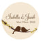 Love Bird Small Sticker Spring (Pack of 1)-Wedding Favor Stationery-Mocha Mousse-JadeMoghul Inc.