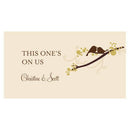 Love Bird Small Ticket Spring (Pack of 120)-Reception Stationery-Mocha Mousse-JadeMoghul Inc.