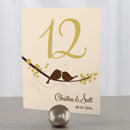 Love Bird Table Number Numbers 85-96 Winter (Pack of 12)-Table Planning Accessories-Grass Green-61-72-JadeMoghul Inc.