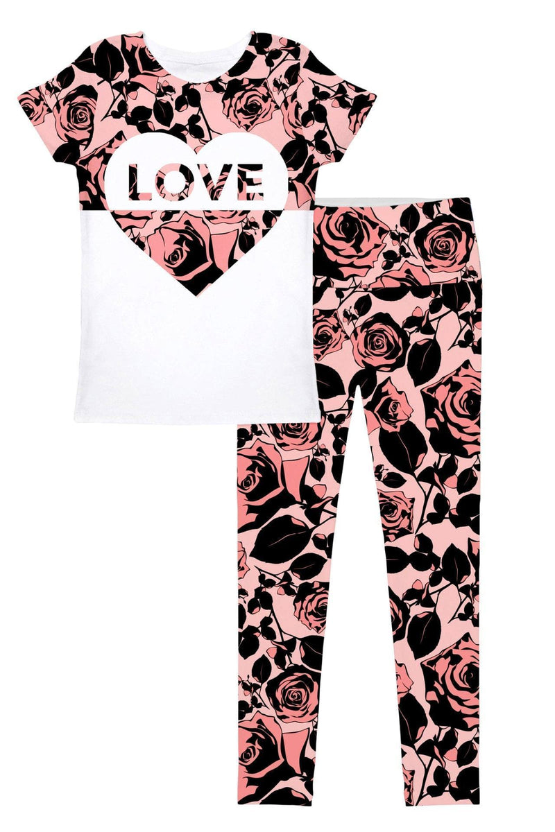 Love Flirty Girl Betty Set - Women-Flirty Girl-XS-Pink/Black/White-JadeMoghul Inc.