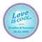 "Love is Cool" Stickers (Pack of 1)-Wedding Favor Stationery-JadeMoghul Inc.