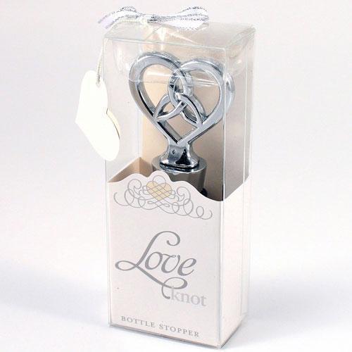 Love Knot Wine Stopper Wedding Favor Gift Boxed (Pack of 1)-Popular Wedding Favors-JadeMoghul Inc.