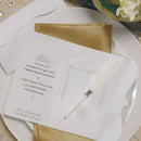 "Love Letters" Feather Pen Favor (Pack of 12)-Popular Wedding Favors-JadeMoghul Inc.
