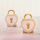 Love Lock Favor Box (2 Sets of 12)-Favor Boxes Bags & Containers-JadeMoghul Inc.