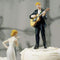 "Love Serenade" Guitar Playing Groom Figurine (Pack of 1)-Wedding Cake Toppers-JadeMoghul Inc.