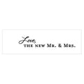 "Love, the New Mr. & Mrs." Confetti Cards Indigo Blue (Pack of 1)-Wedding Favor Stationery-Lavender-JadeMoghul Inc.