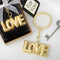 Love themed key chain finished with a mylar balloon design-Celebration Party Supplies-JadeMoghul Inc.