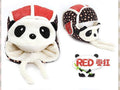 Lovely Panda Hats Baby Caps Kids Aviator Hat Bomber Winter Cap Children Masks Warm All For Children Clothing And Accessories-Red-JadeMoghul Inc.