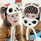 Lovely Panda Hats Baby Caps Kids Aviator Hat Bomber Winter Cap Children Masks Warm All For Children Clothing And Accessories-Red-JadeMoghul Inc.