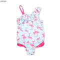 Lovely Summer Baby Girls One Off Shoulder Swimsuit-3 to 4Y-JadeMoghul Inc.