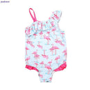 Lovely Summer Baby Girls One Off Shoulder Swimsuit-4 to 5Y-JadeMoghul Inc.