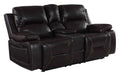 Loveseats Loveseats For Sale - 40" Classy Brown Leather Loveseat HomeRoots