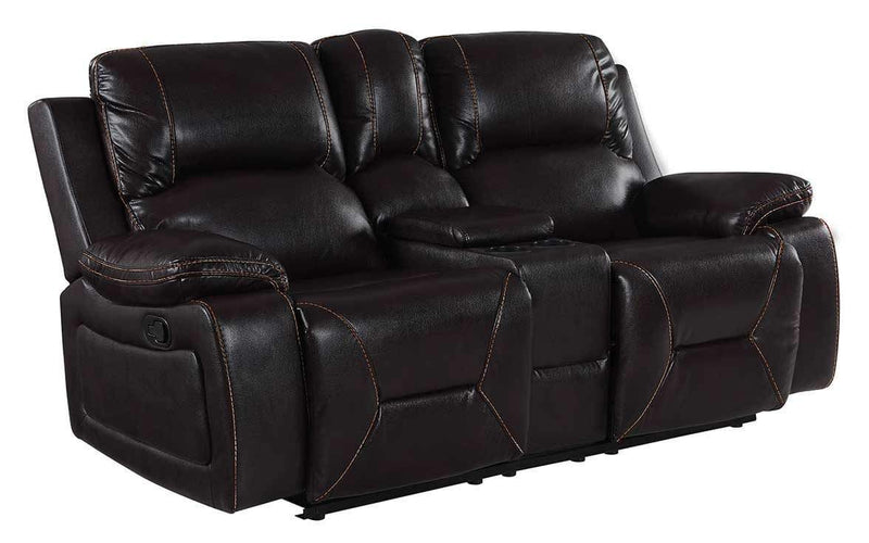 Loveseats Loveseats For Sale - 40" Classy Brown Leather Loveseat HomeRoots