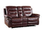 Loveseats Loveseats For Sale - 44" Comfortable Burgundy Leather Console Loveseat HomeRoots