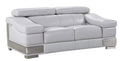 Loveseats Modern Loveseat - 31-39" Lovely Light Grey Loveseat HomeRoots