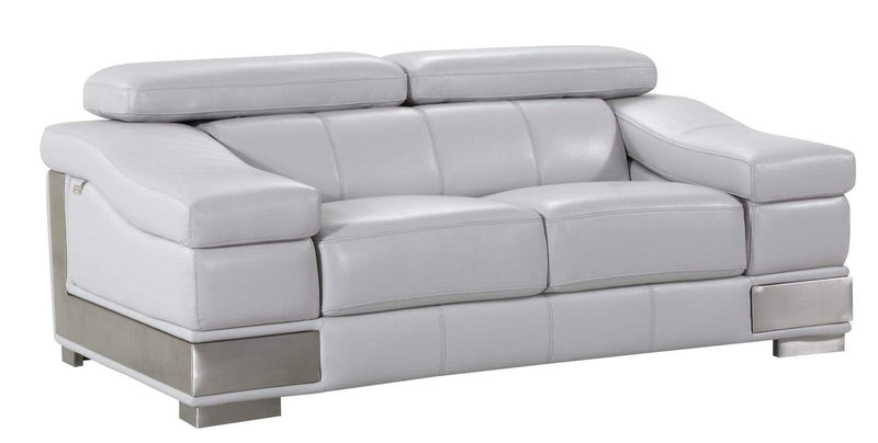 Loveseats Modern Loveseat - 31-39" Lovely Light Grey Loveseat HomeRoots